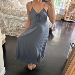 Final Touch Blue Maxi Dress Size Small